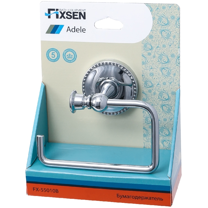 Держатель туалетной бумаги Fixsen Adele FX-55010В Хром