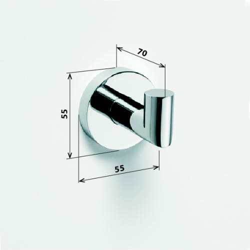 Крючок для полотенец Bemeta Omega 104206022 Глянец