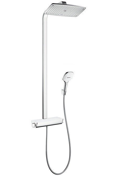Душевая стойка Hansgrohe Raindance Select E 27112400 хром/белый