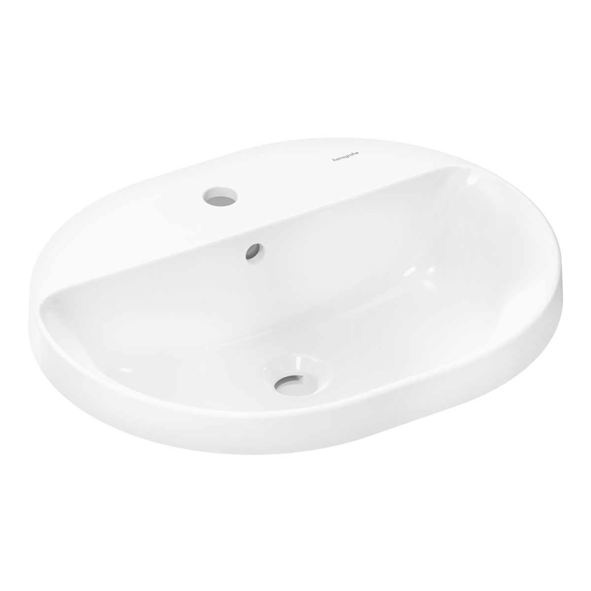 Раковина встраиваемая сверху 55см Hansgrohe Xuniva U 60161450 белый