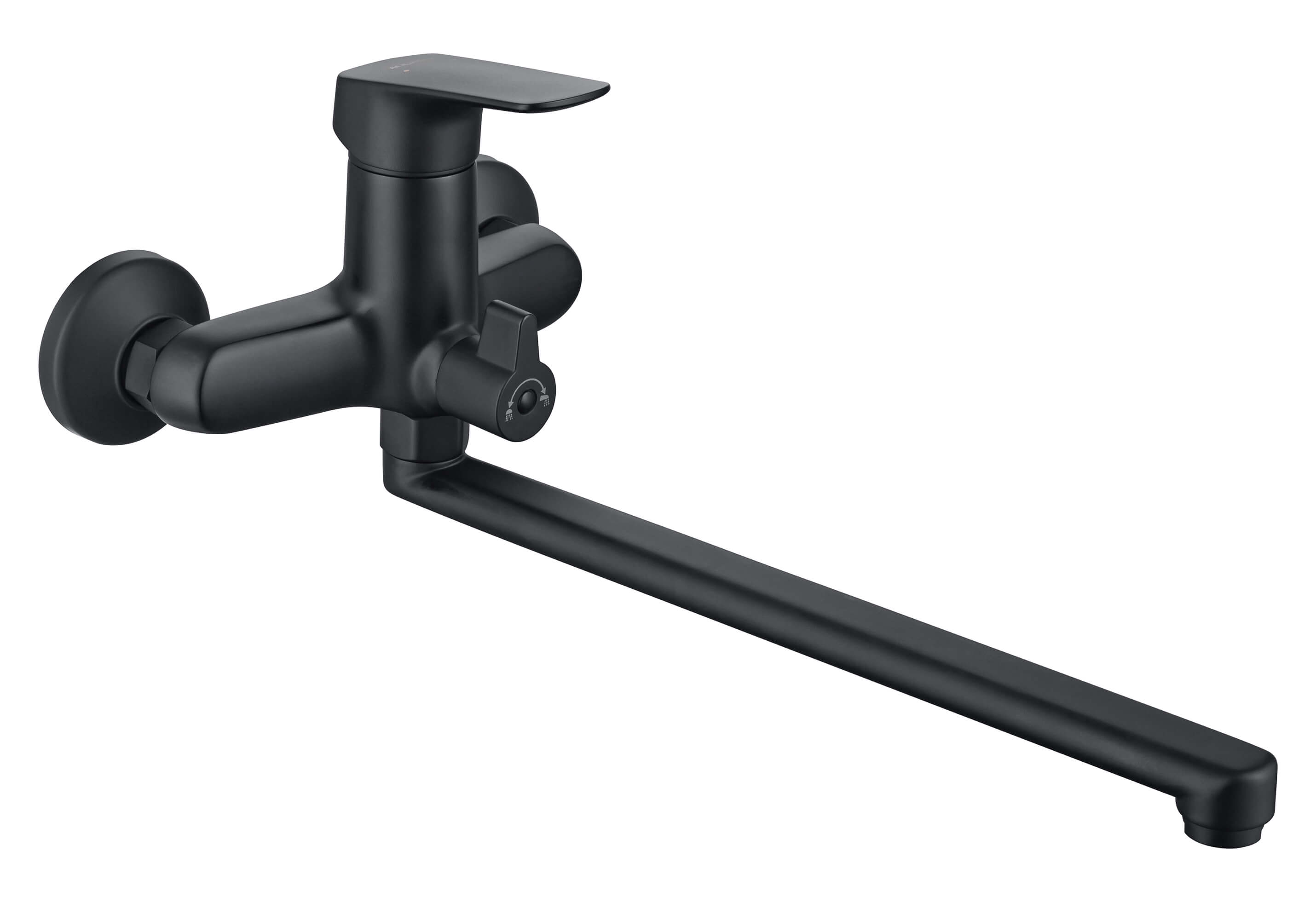 Смеситель для ванны Aquatek AQ1042MB черный матовый