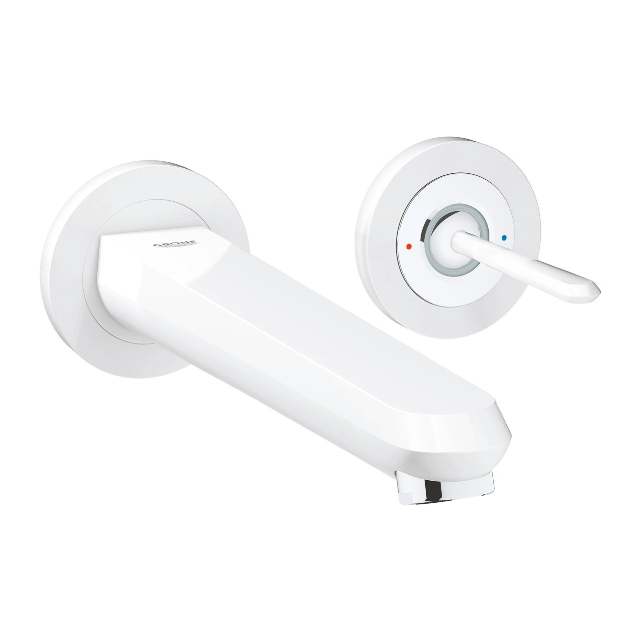 Смеситель для раковины Grohe Eurodisc Joy 19969LS0 белая луна/хром