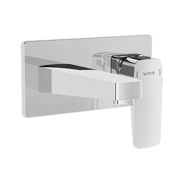 Смеситель для раковины Vitra Root Square A42738EXP хром