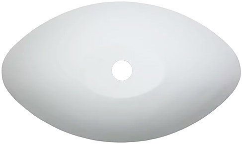 Раковина накладная 60см MonteBianco Gondola Tre 13043 белый матовый