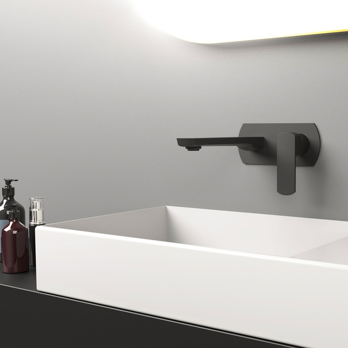 Смеситель для раковины Vincea Next VBFW-1N1MB черный матовый