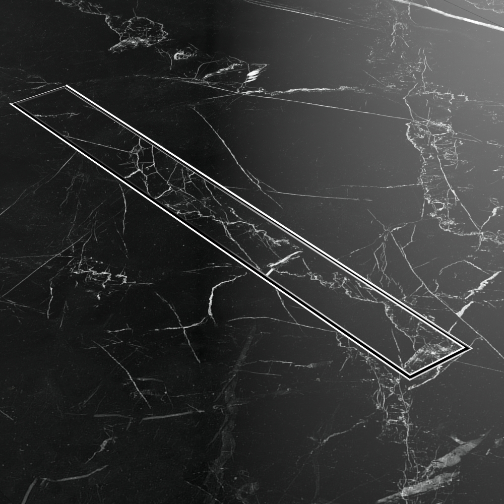 Душевой лоток EXCELLENT Stilio 80 см. под облицовку плиткой (хром)