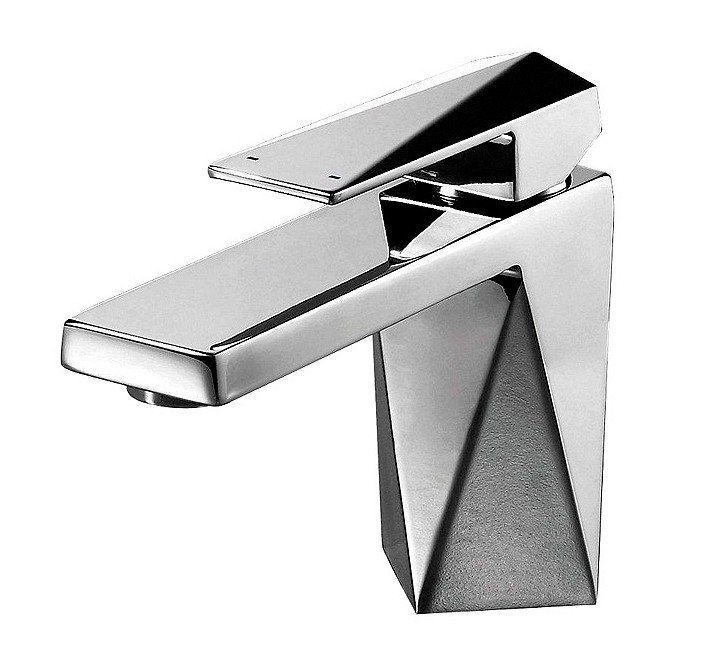 Смеситель для раковины Bravat Iceberg F176110G золото