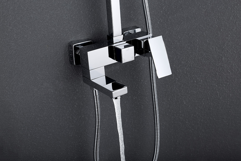 Душевая стойка со смесителем ABBER AF8216 хром