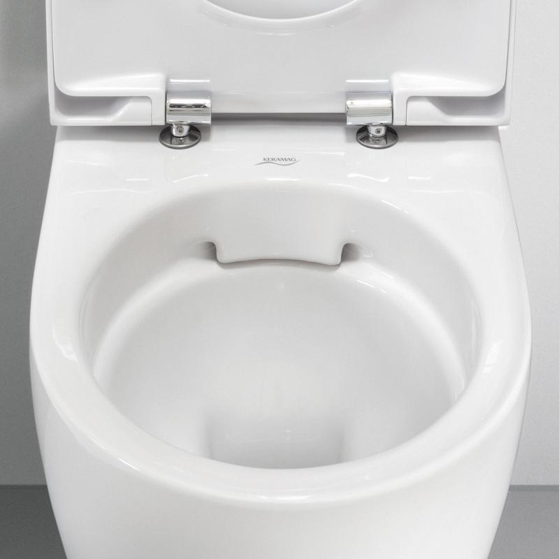 Унитаз подвесной безободковый Geberit Acanto 500.600.01.2 без сиденья