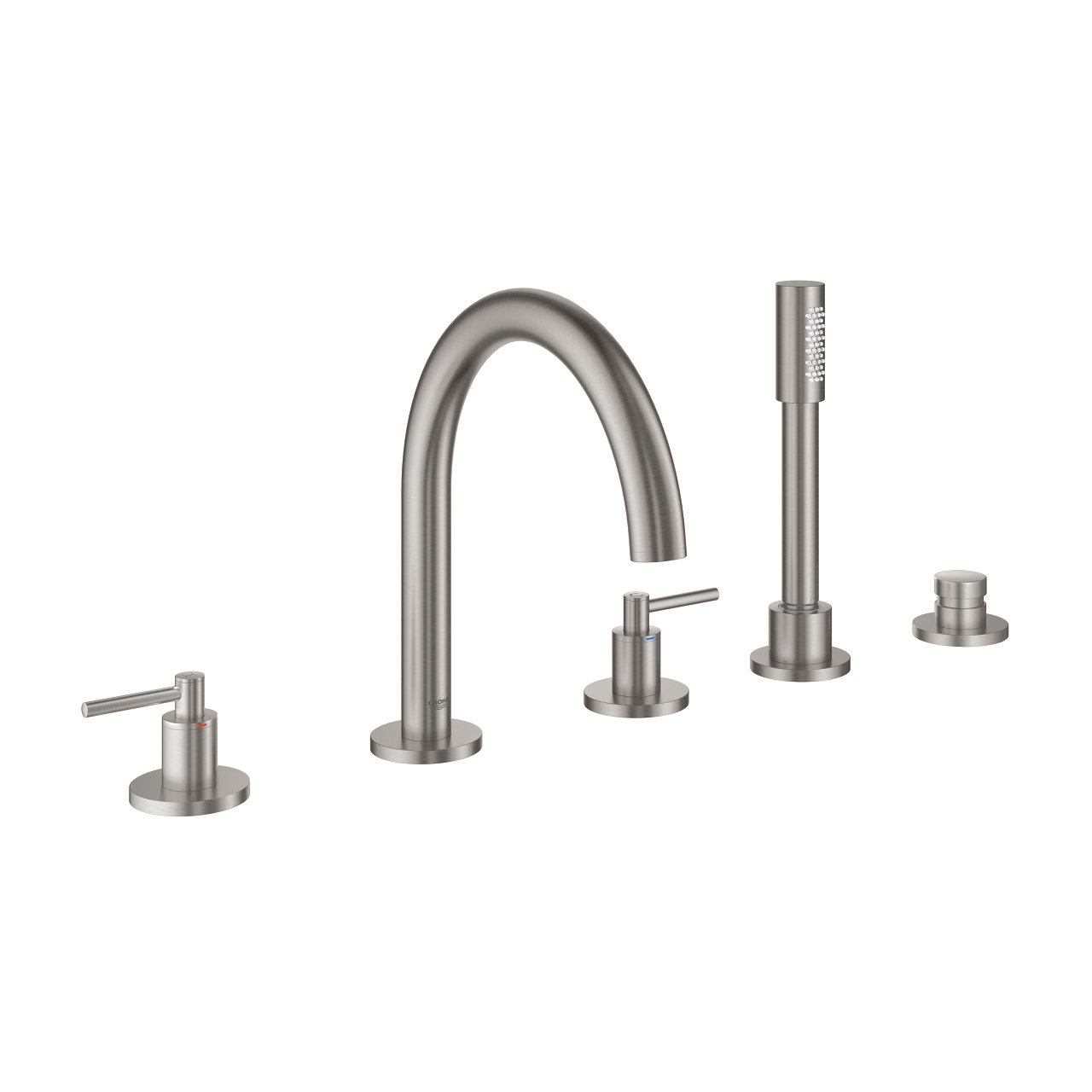Комплект смесителей для ванны Grohe Atrio 19922DC3 суперсталь
