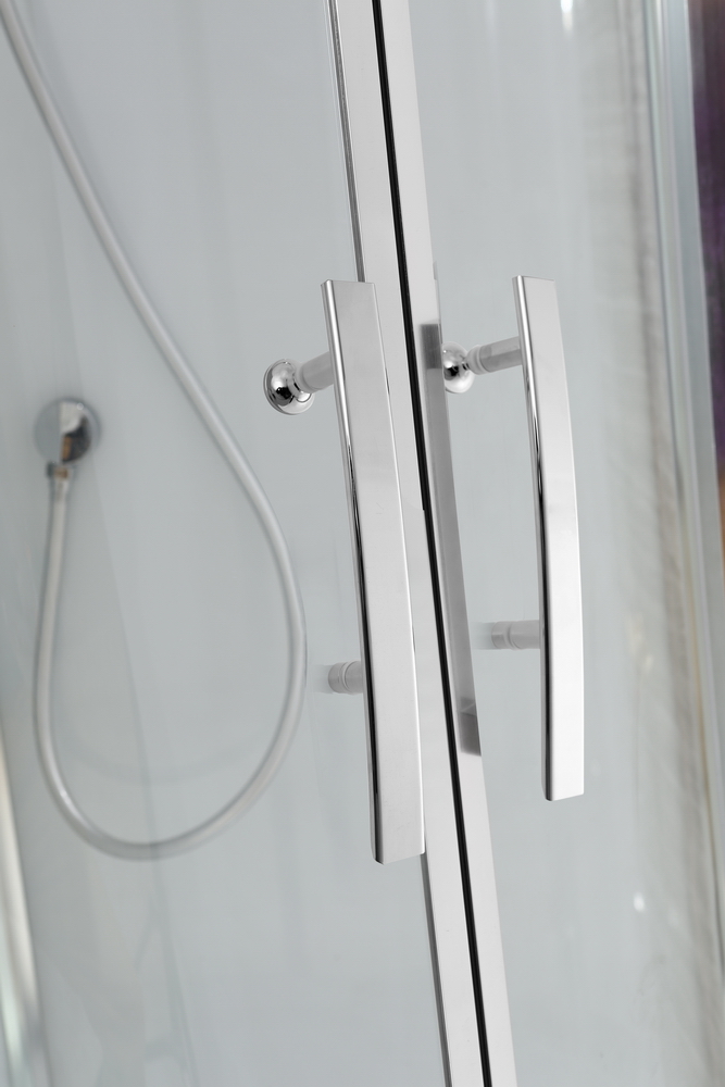 Душевая кабина Black&White G5503 100x100x220 профиль хром глянцевый, стекло прозрачное