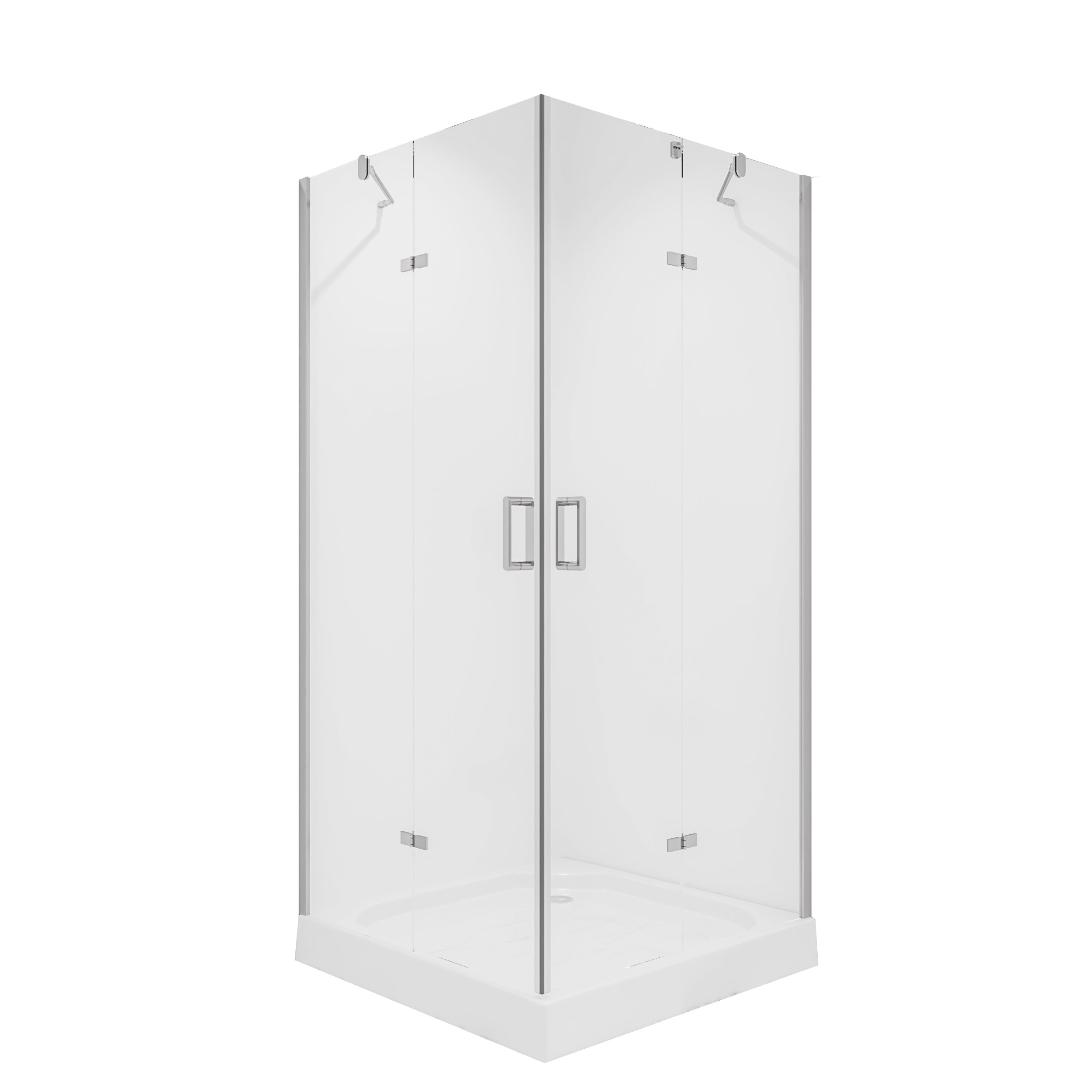 Душевой угол Niagara NG- 6614-08 100x100x190 профиль хром, стекло прозрачное