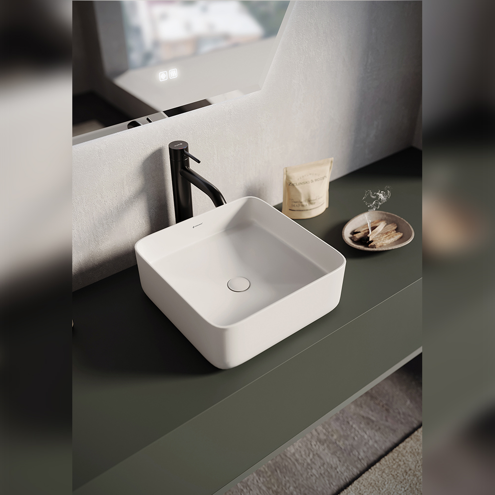 Раковина чаша Terminus Ватикан 05RN37x37x13W, белый