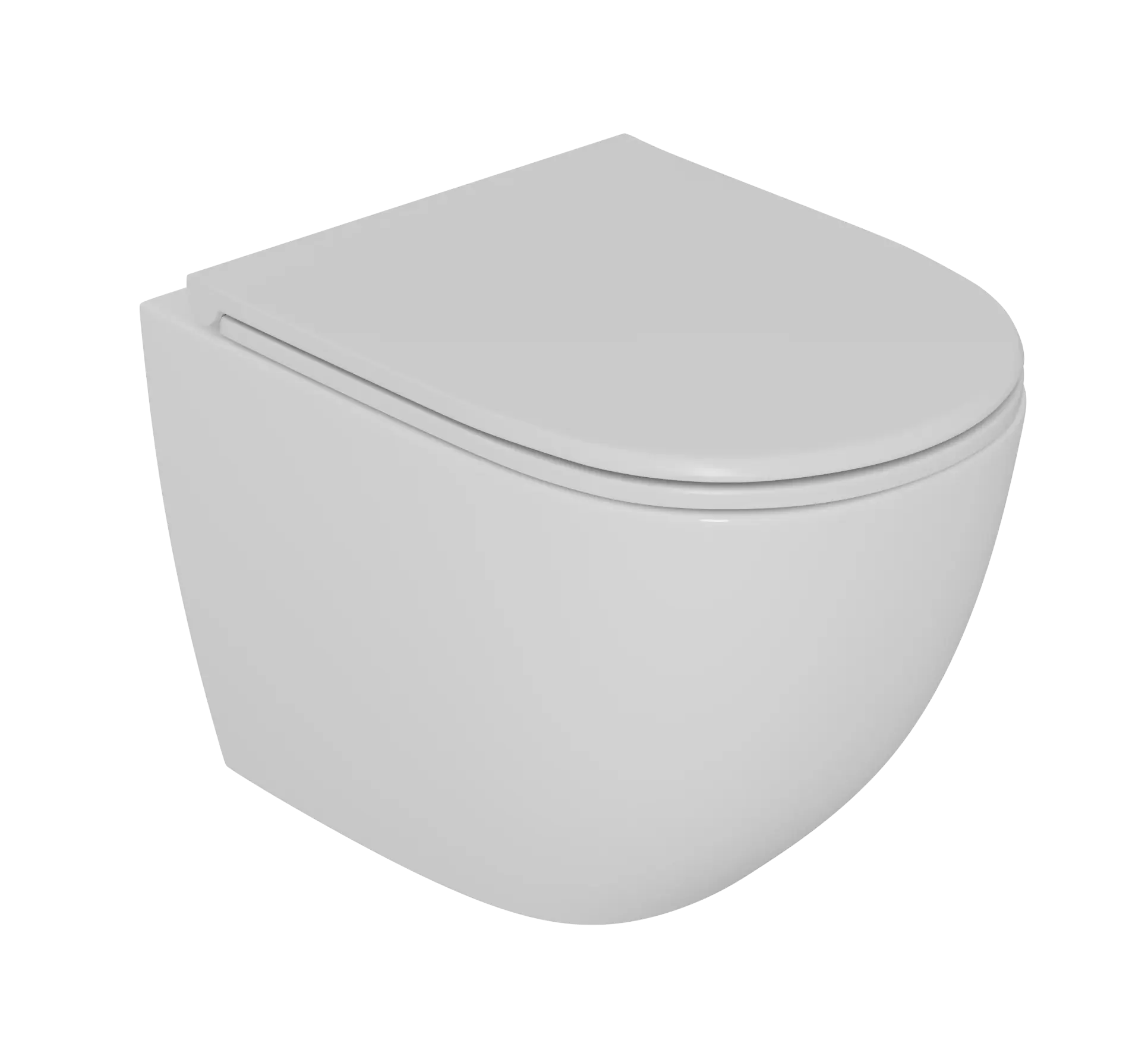 Унитаз подвесной D&K Matrix DT1396516 белый, с сиденьем микролифт