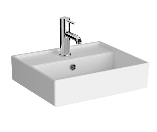 Раковина накладная 45см Vitra ArchiPlan 7400B003-0001 белый