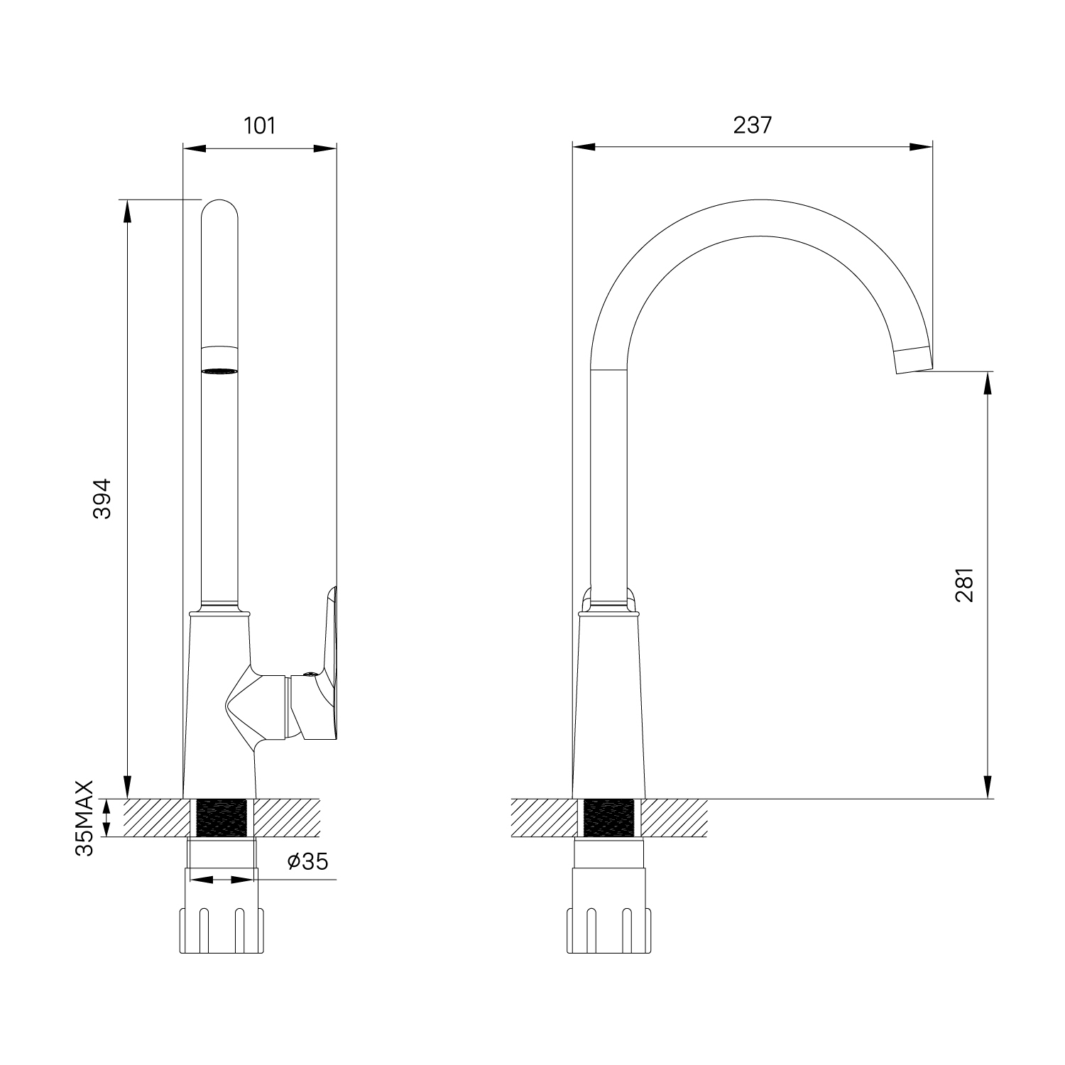Смеситель для кухни IDDIS Cloud CLOWG00i05 золото