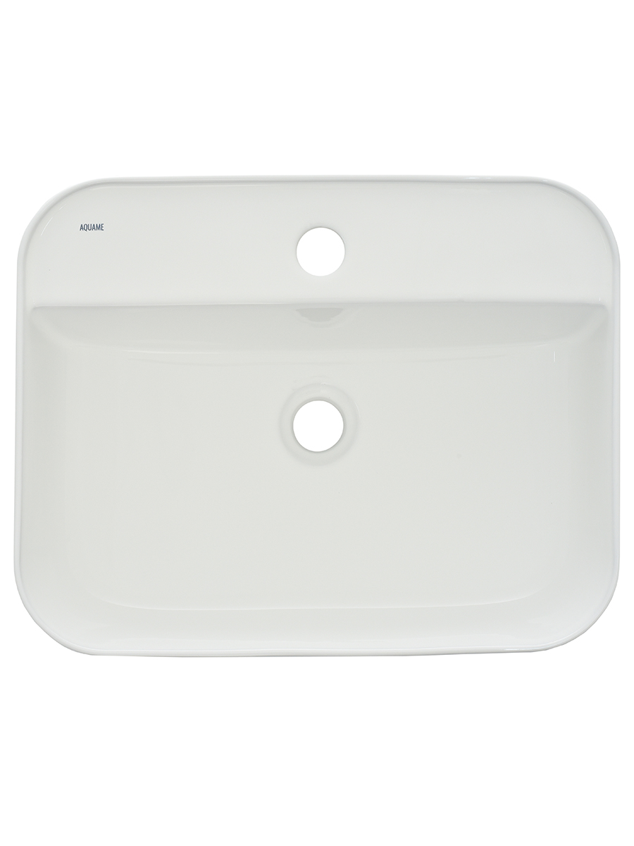 Раковина накладная 50.5см AQUAme AQM5001 белый