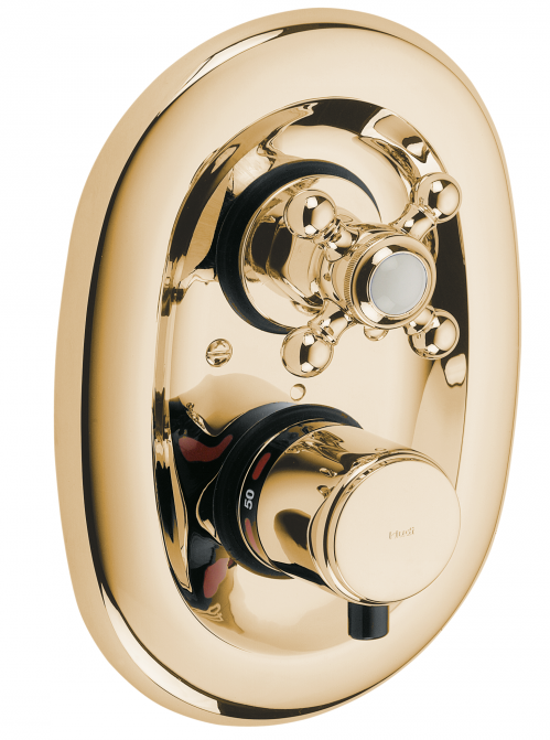 Термостат для душа Kludi Adlon 517204520 золото