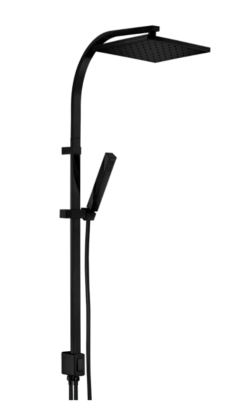 Душевая стойка E.C.A Tiera 102158012C1EX черный матовый