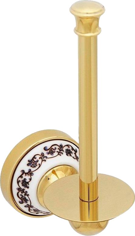 Держатель запасной туалетной бумаги Fixsen Bogema Gold FX-78510BG Золото Белый