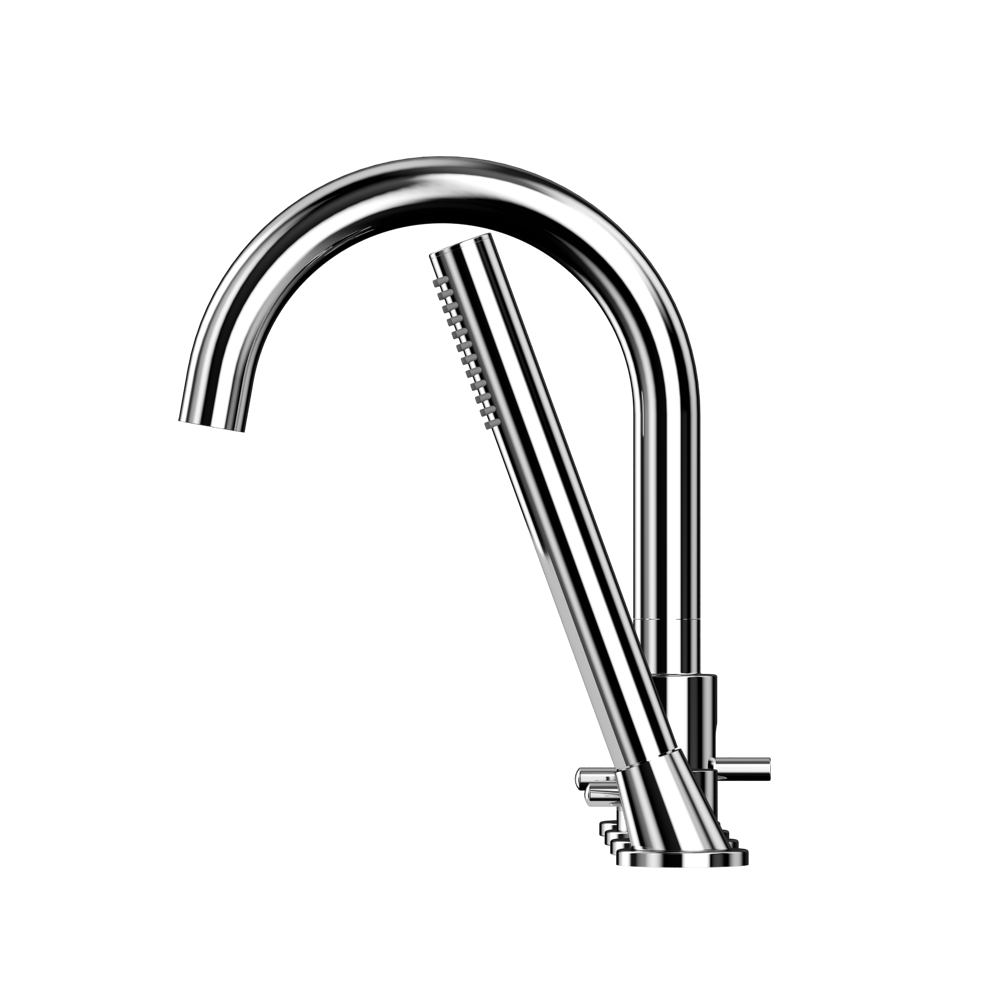 Смеситель для ванны на 4 отверстия WHITECROSS Y Y1232CR (хром)