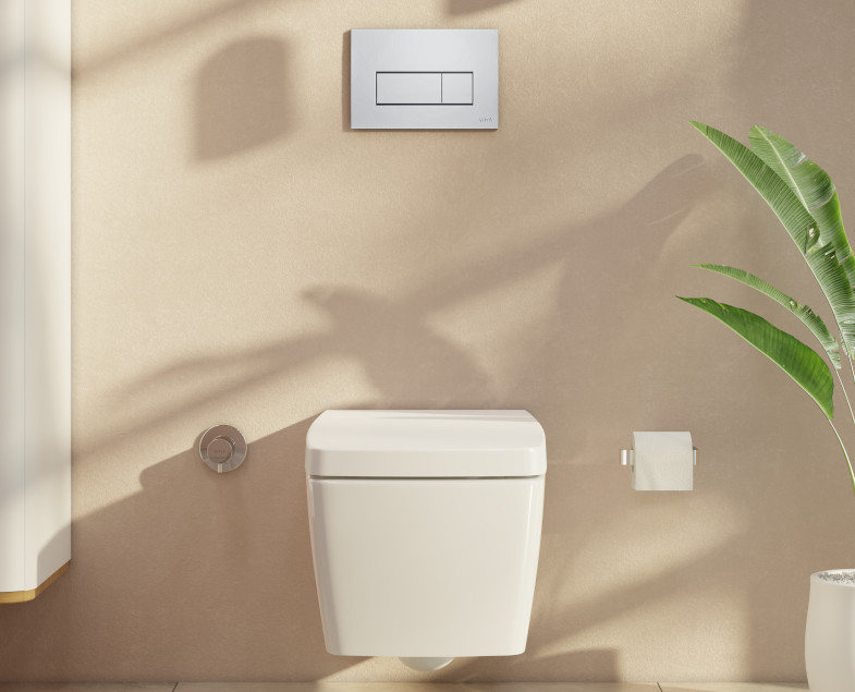 Кнопка смыва Vitra Root Square 740-2380 хром