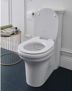 Унитаз напольный компакт Jacob Delafon Cleo UJAC102-0 без сиденья и бачка