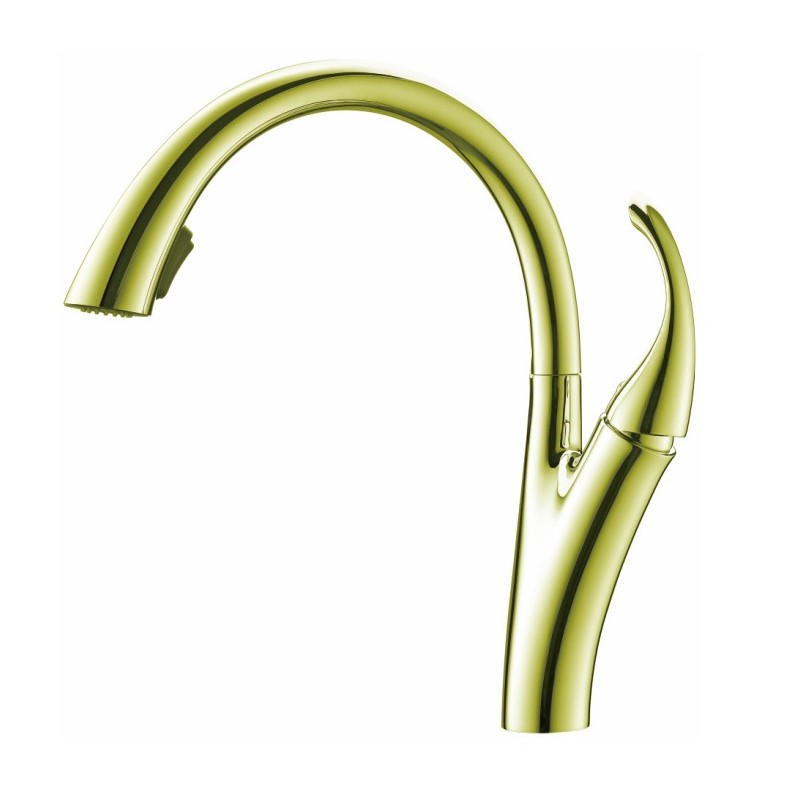 Смеситель для кухни Haiba HB70180-13, золото