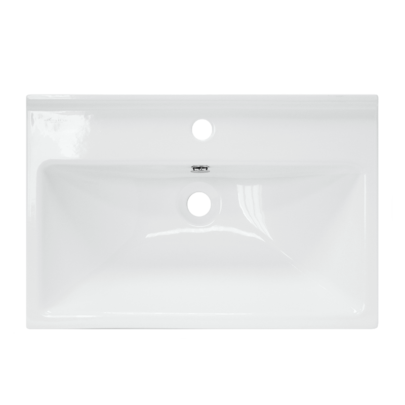 Раковина встраиваемая сверху 60см Sanita Luxe Fest FST60SLWB01 белый