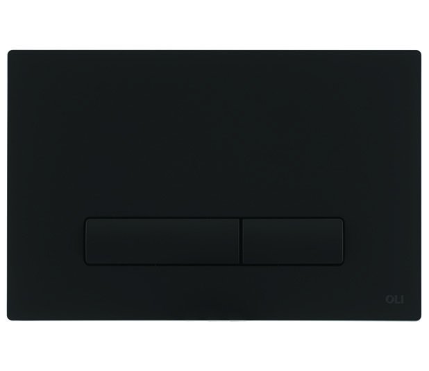 Кнопка смыва для унитазов OLI Pure 139181 черный матовый