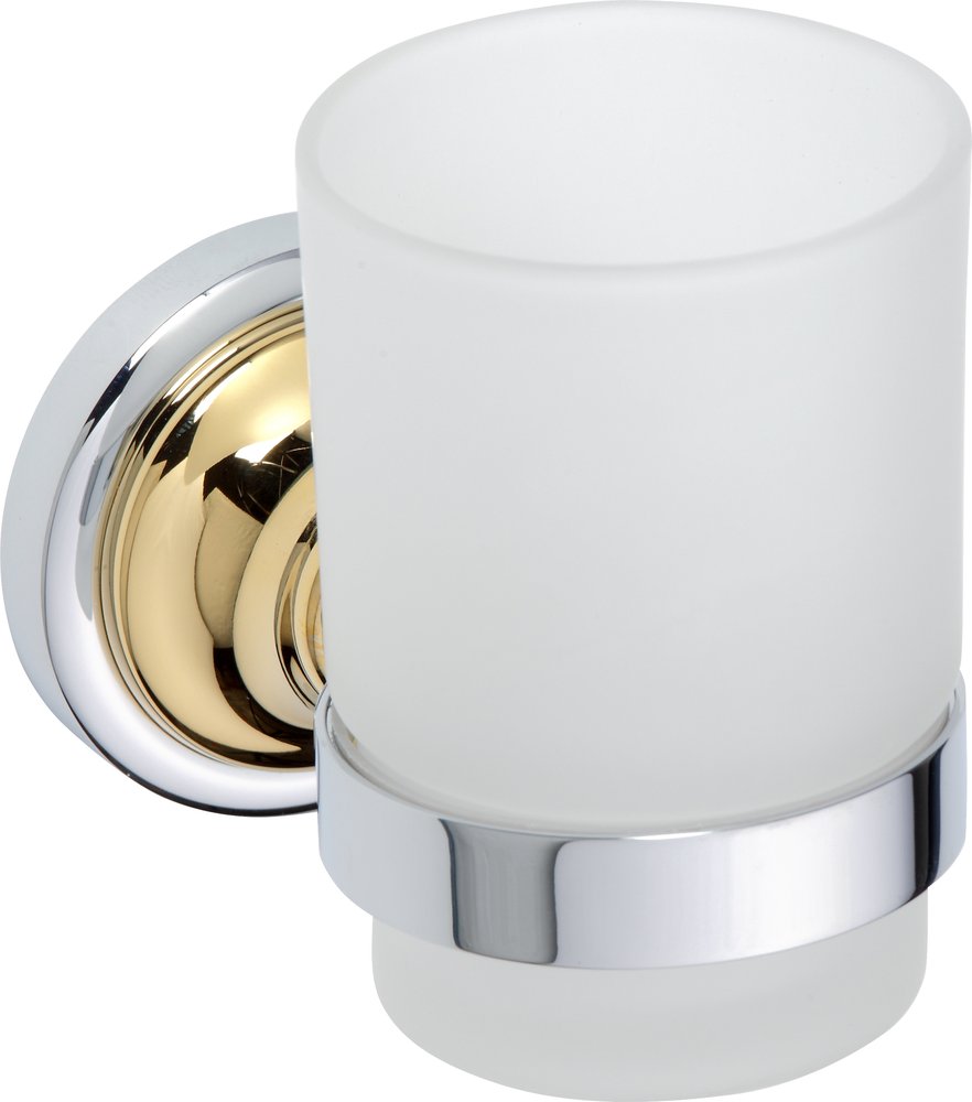 Держатель стакана Bemeta Retro Gold and Сhrom 144210018 Золото хром