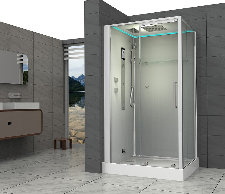 Душевая кабина Timo Premium HELMA Н-520 R 120x90x220 профиль хром глянцевый, стекло прозрачное