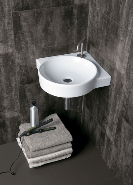 Раковина Simas Flow FL 24 с 1 отверстием под смеситель