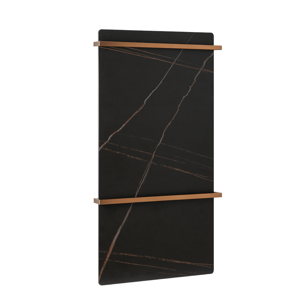 Полотенцесушитель электрический Black&White N-389 81х43.2 черный матовый