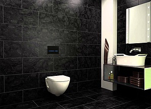 Кнопка смыва Geberit Sigma 80 116.090.SG.1 черный