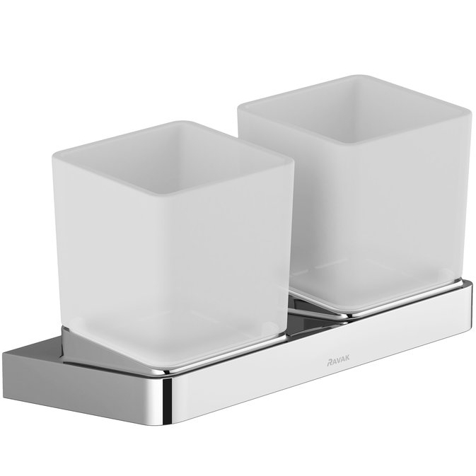 Стакан для зубных щеток Ravak 10° X07P322 Белый Хром