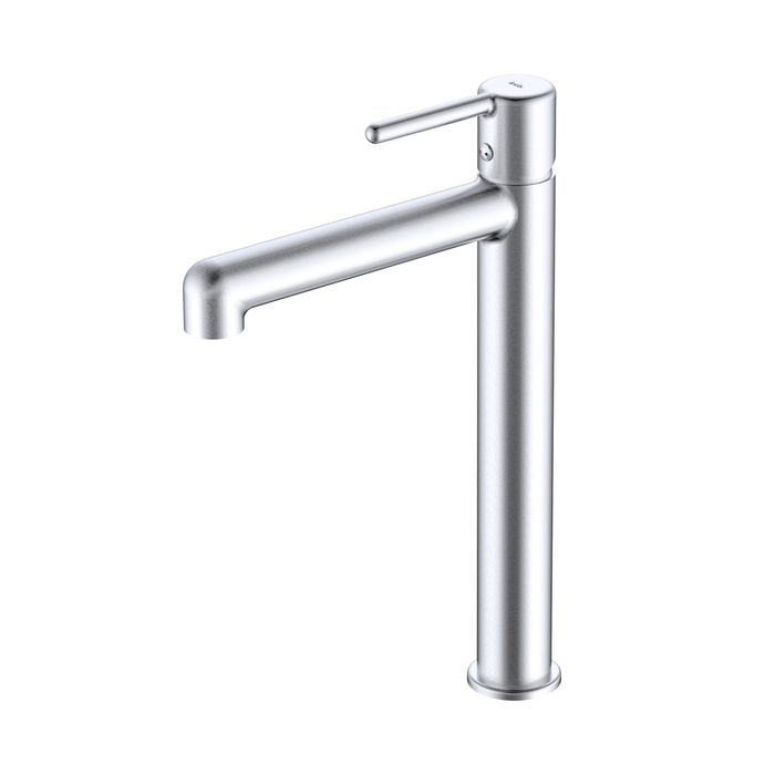 Cмеситель для настольного умывальника, хром матовый, Aiger, IDDIS AIGBC01i01