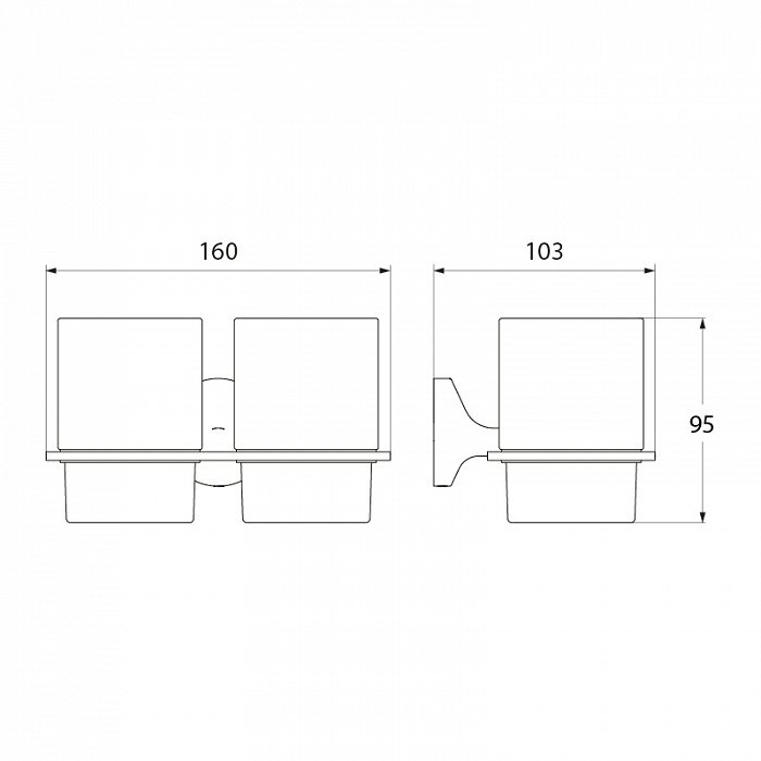 Стакан IDDIS Mirro MIRMBG2I45 хром
