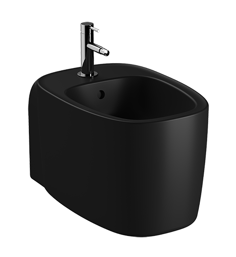 Биде подвесное VitrA Plural 7831B483-0288 черный матовый