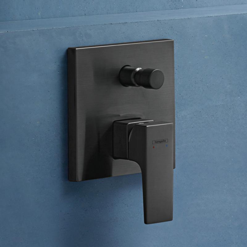 Смеситель для ванны с душем Hansgrohe Metropol 32545670 черный матовый