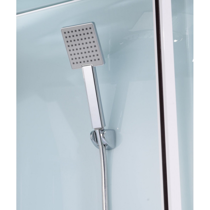 Душевая кабина Orans 1120000 100x100x220 профиль белый, стекло прозрачное