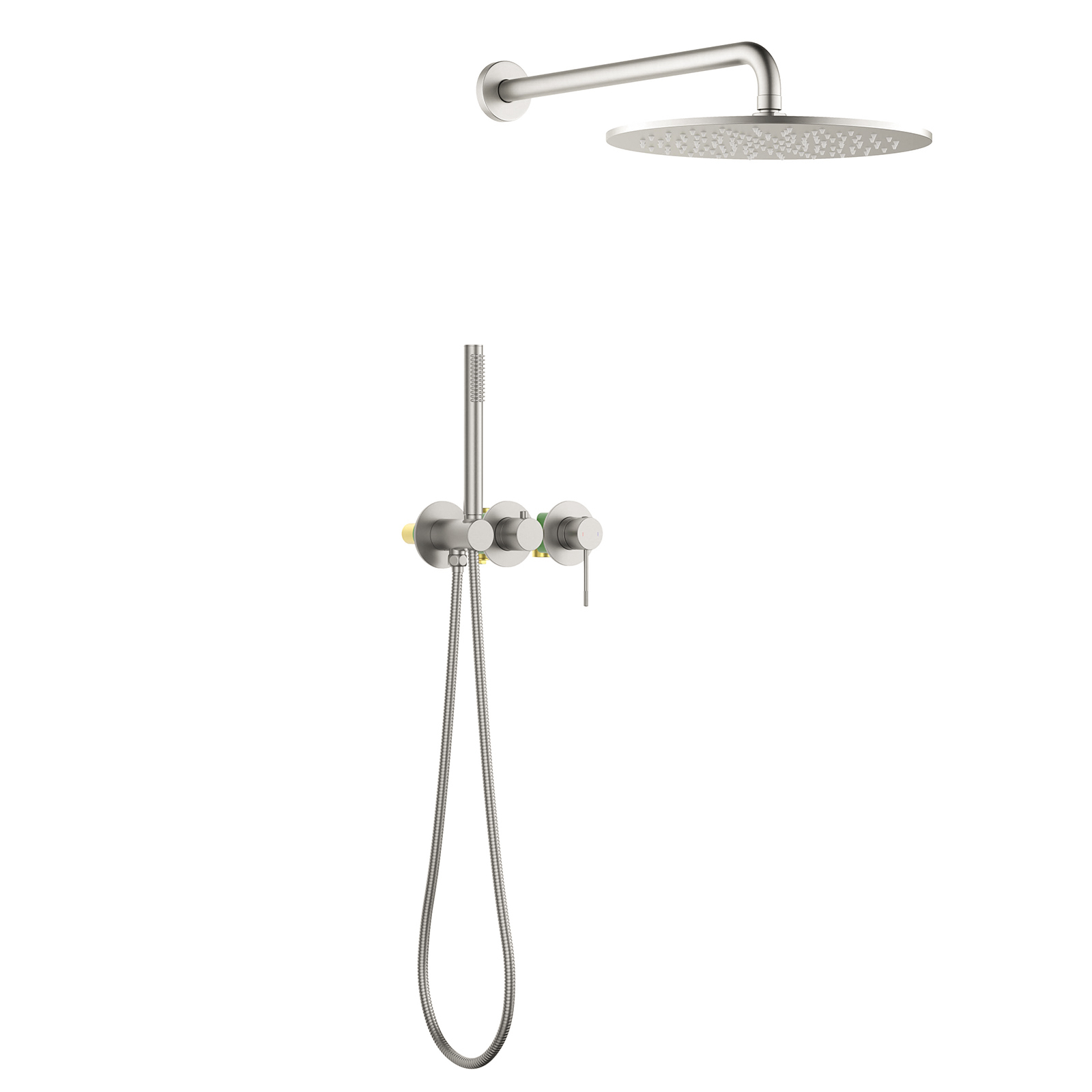 Встраиваемая душевая система со смесителем Timo Saona SX-2349/13SM никель