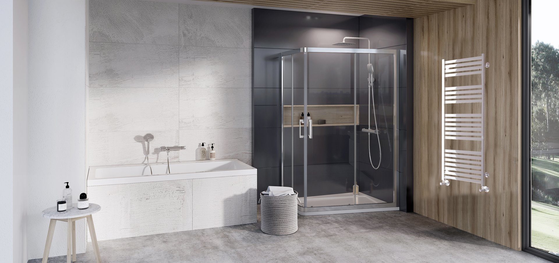 Полотенцесушитель водяной Ravak Degree 120х50 хром