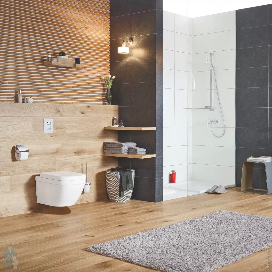 Унитаз Grohe Euro Ceramic 39554000 подвесной с сиденьем Микролифт