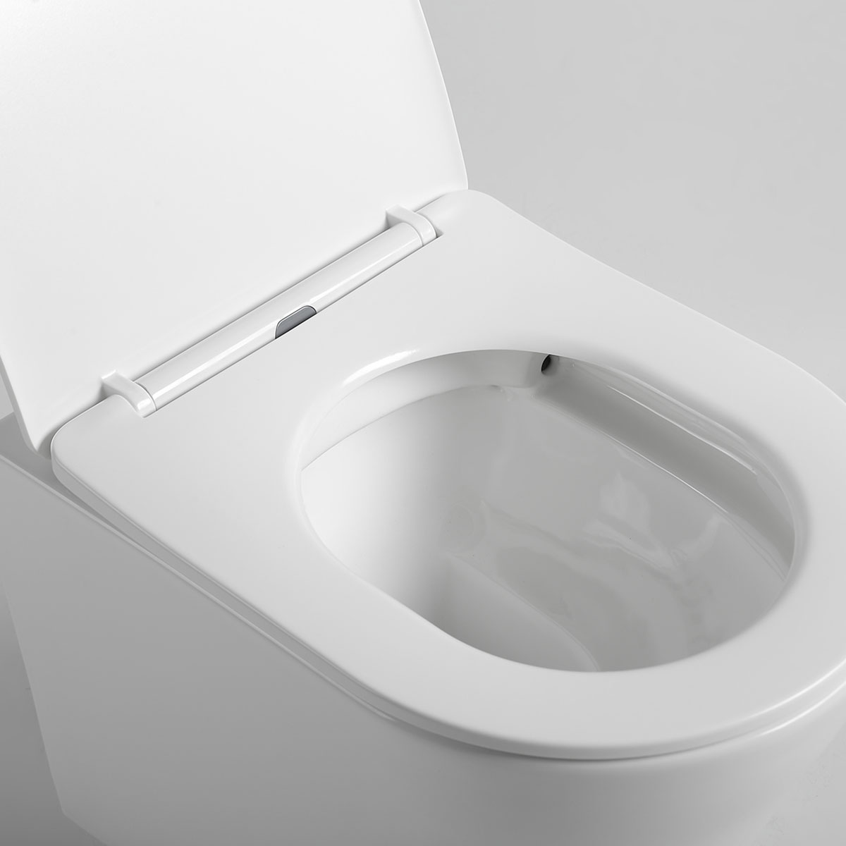 Унитаз подвесной безободковый Vincea Piatti VT1-11S белый, с сиденьем микролифт