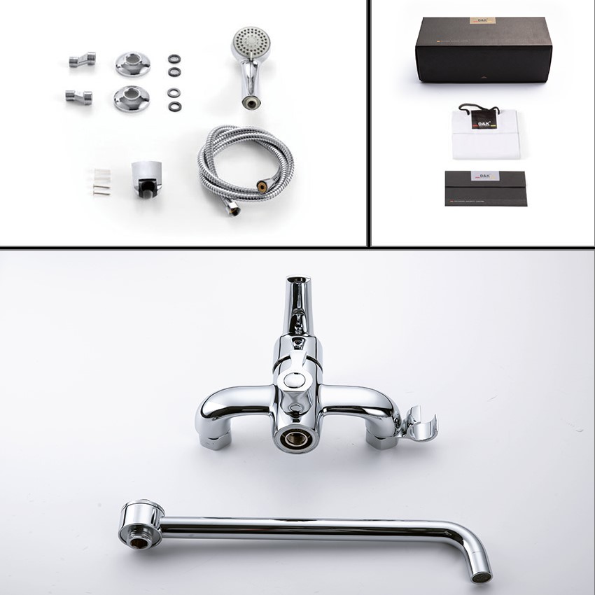 Смеситель для ванны D&K Rhein DA1363301, хром