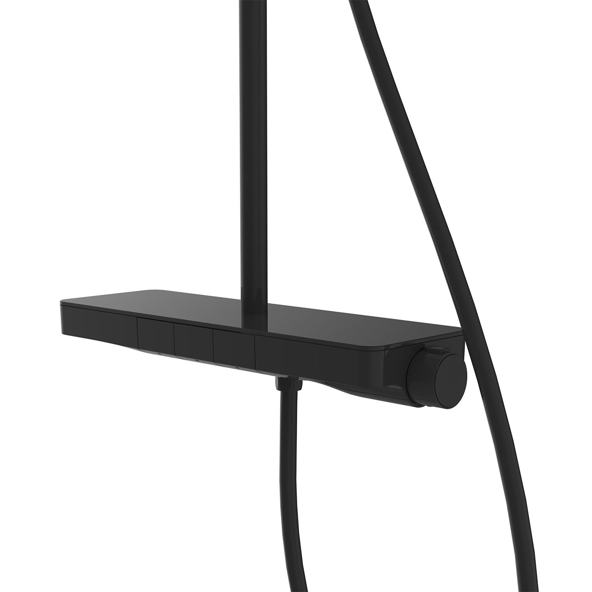 Душевая стойка с термостатом Vincea Inspire VSFS-3I12TMB черный матовый