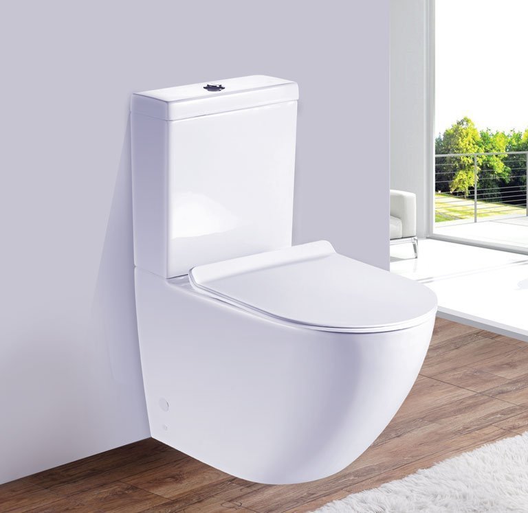 Унитаз напольный Esbano RIPOLL-С белый, с сиденьем микролифт