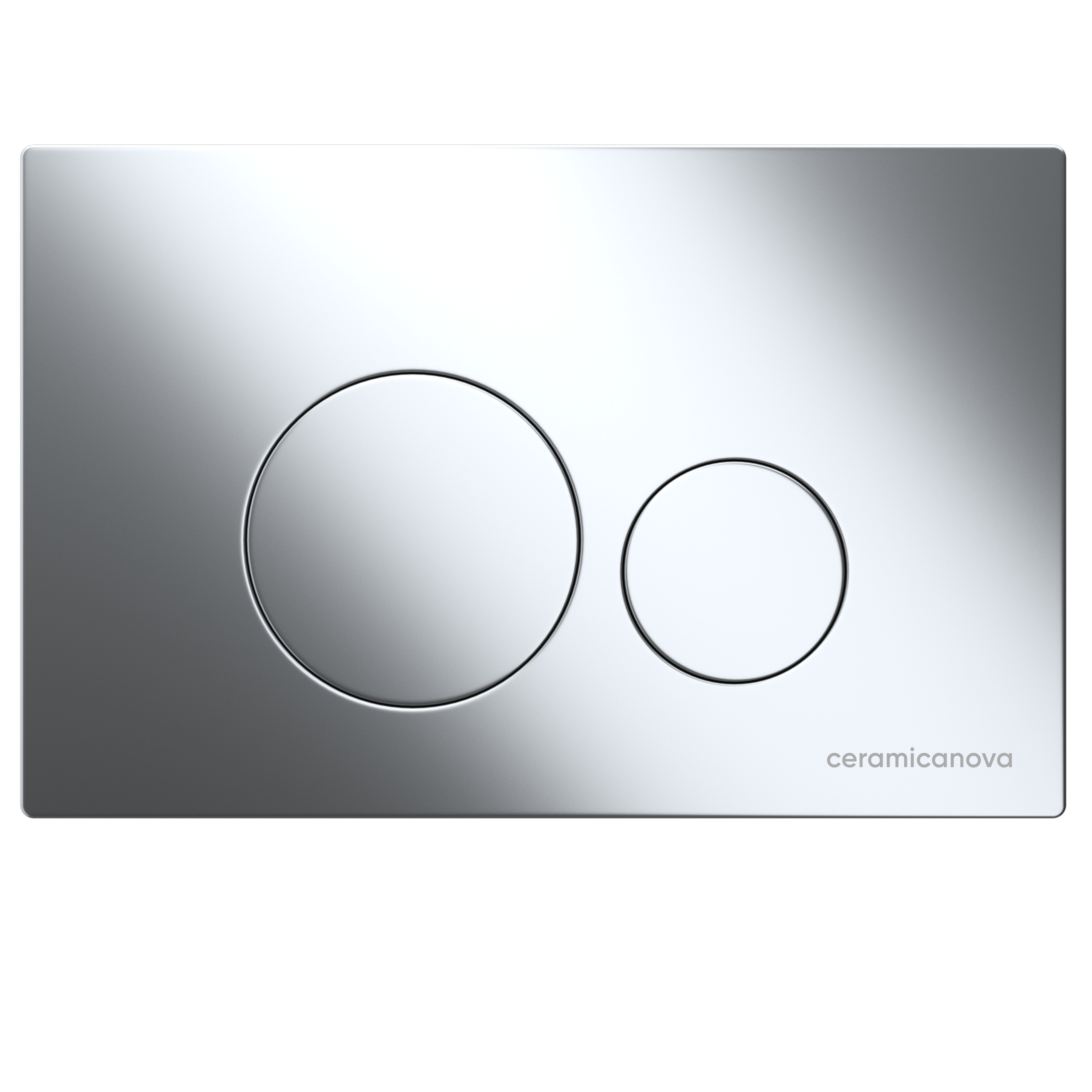 Система инсталляции для унитазов CERAMICA NOVA Envision CN1001CH с кнопкой смыва Round цвет хром и креплениями