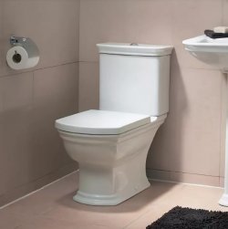 Унитаз напольный унитаз-компакт Creo Ceramique Orleans OR1002+OR1003+OR1001 белый